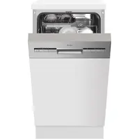 Amica EGSP 560 911 E, Teilintegriert, Single (45 cm breit), Weiß, Silber, Tasten, LED