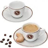 Ritzenhoff & Breker Ritzenhoff&Breker 4tlg Set Authentic Italian Espressotasse + Untertasse 80ml