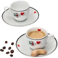 Ritzenhoff & Breker Ritzenhoff&Breker 4tlg Set Caffee Amore Espressotasse + Untertasse 80ml
