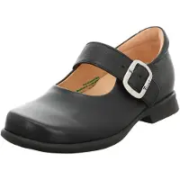 Think! Damen Pensa_3-000265 Nachhaltige Wechselfußbett Ballerinas, 0000 Schwarz,
