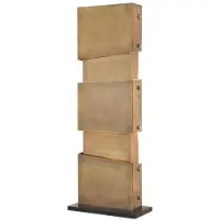 Casa Padrino Designer Tischleuchte Vintage Messingfarben 28 x 14 x H. 74 cm - Moderne Tischlampe - Luxus Qualität