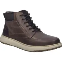 Josef seibel Stiefelette "Clayton 03, espresso-kombi", Herren, Gr. 45, braun (espresso, kombi), Obermaterial: 100% Rindsleder Leather cow., Schuhe Stiefelette