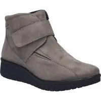 Josef seibel Stiefelette "Calais 53, taupe", Damen, Gr. 37, grau (taupe), Obermaterial: 100% Textilmaterial TEXMAT., Schuhe Stiefelette