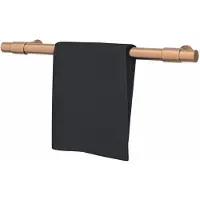 Casa Padrino Luxus Badezimmer Handtuchwärmer Matt Bronze 63 cm - Badezimmer Zubehör