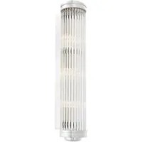 Casa Padrino Wandleuchte / Wandlampe Silber 11 x 14 x H. 60 cm - Luxus Kollektion