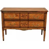 Casa Padrino Luxus Empire Kommode aus Holz in Braun, 115 x 50 x 80 cm