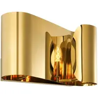 Casa Padrino Luxus Wohnzimmer Wandleuchte Gold 38 x 11 x H. 21 cm - Designer Hotel Restaurant Wandlampe