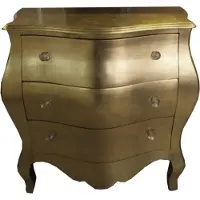 Casa Padrino Barock Kommode Gold 105 x 64 x 92.5 cm - Handgefertigtes Unikat aus Massivholz
