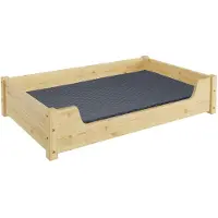 Polen Hundebett für große Hunde 100x60 Kiefer Tierbett V-30-32-K-100x60