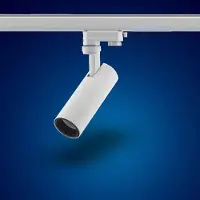 Mextronic LED 3 Phasen Strahler dimmbar 15W S29W Warmweiss für Schienensystem