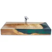 Casa Padrino Waschbecken Naturfarben / Grün - Verschiedene Größen & Farben