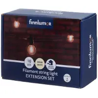 Finn-Lumor Erweiterungsset für LED-Filament-Girlande, 4 m