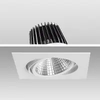 Mextronic 40W LED Einbaustrahler EXLITE-Q 5000K Weiß schwenkbar Ø 175mm