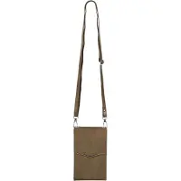 StyleBREAKER Mini Umhängetasche mit V-Klappe und Metall Detail | kleine Handytasche zum Umhängen | elegante Crossbody Bag mit Kartenfächern für Damen