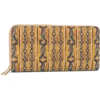 StyleBREAKER Damen Geldbörse aus Kork mit buntem Muster Print im Ethno Look, Reißverschluss, Portemonnaie 02040138