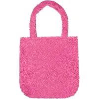 StyleBREAKER Damen Tasche aus Teddyfell mit breiten Henkeln | kuschelige Beuteltasche mit Magnetverschluss | weich gefüttert & ideal als Shopper