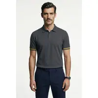 JOOP! Poloshirt JOOP JEANS "Phillius", Herren, Gr. M, dunkelblau, Jersey, Obermaterial: 100% Baumwolle, unifarben, normal, Bündchen, Shirts Poloshirt