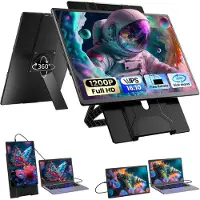 Blackview Table 10 Screen Extension, Ultra Thin FHD IPS Eye Care Portable Monitor, for Laptop/PC/Mac/PS/Xbox/Switch