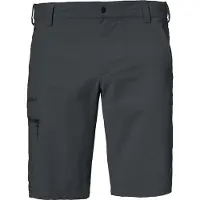 Schöffel Shorts SCHÖFFEL "Shorts Folkstone", Herren, Gr. 58, Normalgrößen, grau (9830, grau), Oberstoff: 89% Nylon, 11% Elasthan, Hosen Shorts