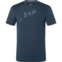 Super.natural - Hiking Tee - Merinoshirt Gr 46 - S blau