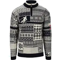 Dale of Norway History Pullover, Fleecejacke, Herren, navy offwhite