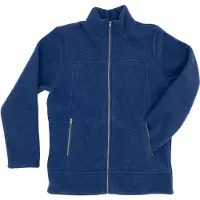 Engel - Herren-Jacke mit Reißverschluss an den Taschen - Wolljacke Gr 50/52 blau