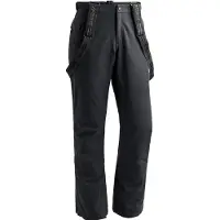 Maier Sports Skihose "Anton Vent slim", Herren, Gr. 54, Normalgrößen, schwarz, 100% Polyester, Hosen Skihose, Herren Schneehose mit Hosenträgern, wind/wasserdicht, Slim Fit