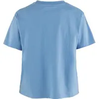 Fjällräven - Women's Fjällblomster Logo T-Shirt - T-Shirt Gr S blau