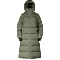 Bergans Urban Down Long Coat Women green mud (12731) XL
