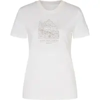 Super.natural - Women's Mountain Lovers Bio Jersey Tee - Merinoshirt Gr XL weiß/grau