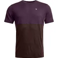 Ortovox - 185 Rock'N'Wool Short Sleeve - Merinounterwäsche Gr XXL lila/braun