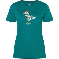 Super.natural - Women's Johnny Tee - Merinoshirt Gr XS pacific / various