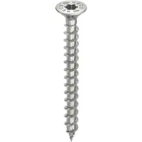 Heco -TOPIX-plus Senkkopf mit Frästaschen Variables Vollgewinde HD-20 blank, gleitbeschichtet