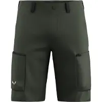 Salewa Puez Hemp Durastretch Shorts Herren - , Farbe:5280-dark olive, Größe:50/L