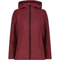 CMP Fleecejacke mit Kapuze aus Kunstfell für Damen Knit Tech