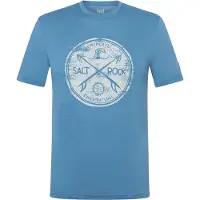 Super.natural - Salt & Rock Tee - Merinoshirt Gr 54 - XL blau