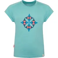 TROLLKIDS - Girl's Sandefjord T - Merinoshirt Gr 104 türkis