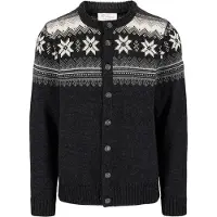 Dale of Norway Veafjord Masc Jacket darkcharcoal smoke cream (E00) S