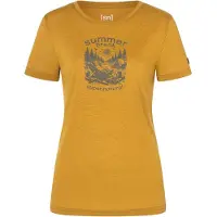 Super.natural W Summer Break Tee dried tobacco/cashmere grey melange (99H) L