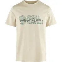 Fjällräven - Multicolor Logo T-Shirt - T-Shirt Gr S beige