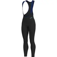 ALÉ Lange Fahrradhose mit Trägern - KLIMATIK K-TOUR - Schwarz XL