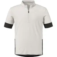 Schöffel Radtrikot SCHÖFFEL "CIRC Shirt Style Pinega MNS", Herren, Gr. 52, beige (9040, natur), Oberstoff: 100% Polyester, Trikots Radtrikot
