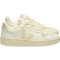 Veja V-10 Damensneaker, Leder/Textil, Pure/Calcaire nachhaltig produziert - Damenschuhe Top Trends, Weiß, leder/textil&nbsp