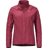 Schöffel Outdoorjacke SCHÖFFEL "Jacket Style Cannobio WMS", Damen, Gr. 40, rot (3750, rot), Oberstoff: 100% Nylon. (Coating: Polyurethan), regular fit, hoch geschlossener Ausschnitt, Jacken Outdoorjacke