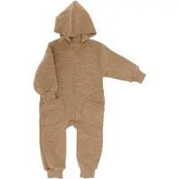 Engel - Baby-Overall mit Kapuze und Reißverschluss - Overall Gr 110/116 beige