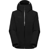 Mammut - Women's Crag Hardshell Hooded Jacket - Regenjacke Gr M schwarz