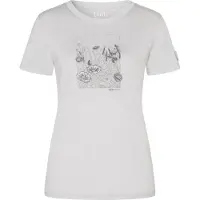 Super.natural W Flower Field BIO J Tee white stone melange/cashmere grey melange (73H) XL