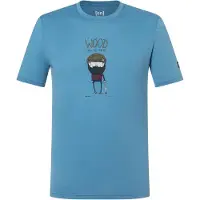 Super.natural - Wood Crafti Tee - Merinoshirt Gr L blau