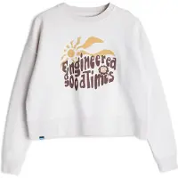 KAVU - Women's Crew Crop - Pullover Gr XS grau