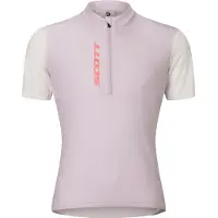 SCOTT Junior Kurzarmtrikot Baumwolle white/bliss pink L (152)